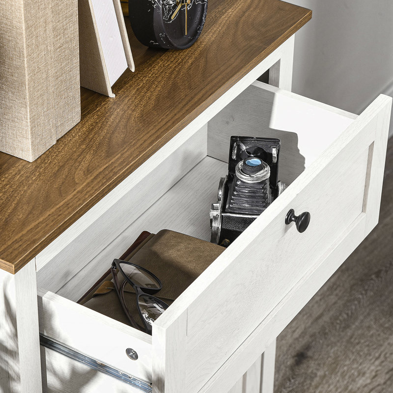 Armoire de porte de grange, armoire de rangement avec portes, tiroir et tablette réglable