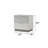 Mist Nightstand – Two-Tone High-Gloss Marble & Lacquer Finish With Two Drawers(Includes Only Nightstand)