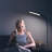 Tolunay 70" LED Task Floor Lamp Adjustable Gooseneck Dimmable Light Standing Light with USB