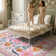 Kaldi Washable American Country Floral Rug Vintage Farmhouse Style Floor Mat