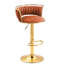 Tabouret de bar pivotant avec dossier Ginko-882844518-879315310