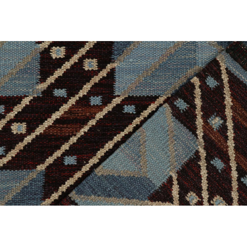 Scandinavian Wool Geometric Area Rug, Rectangle 12' x 15'