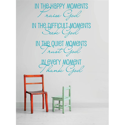 Text & Numbers Wall Decal
