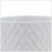 CHEVRON PLANTER W/ STAND, WHITE-1929533335