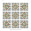 Kings Barna 17-5 / 8 po X 17 5/8 po Carreau de céramique pour plancher et mur