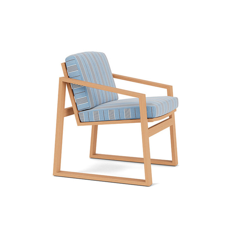 Pursuit Outdoor Dining Armchair, Hansen Sky