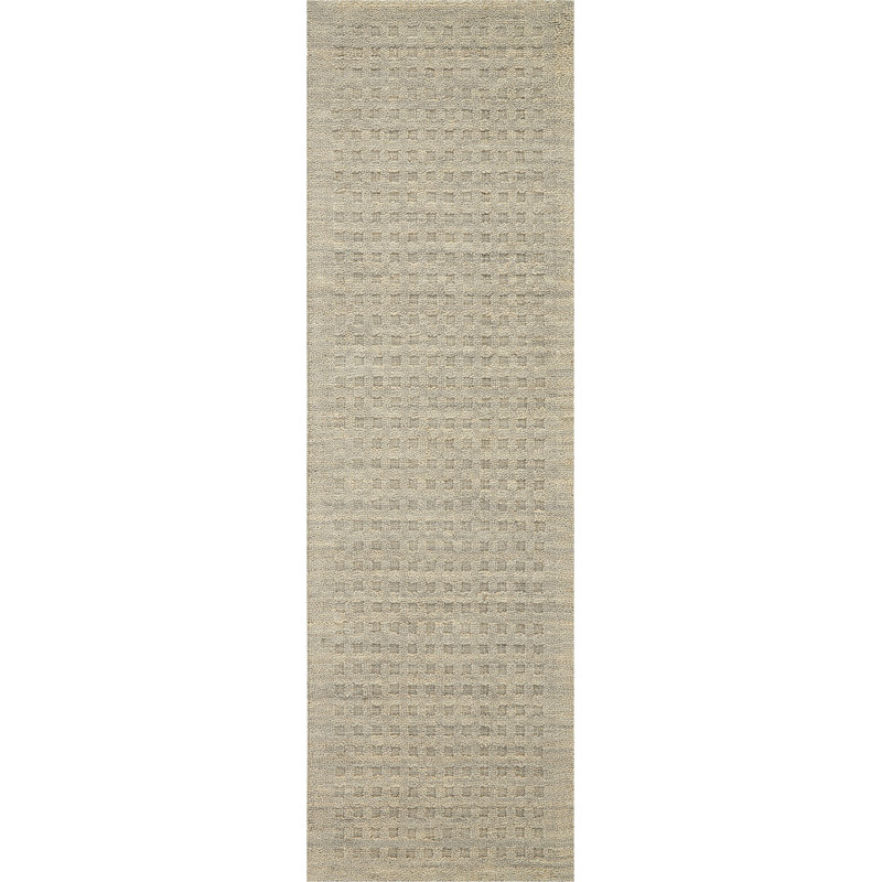 Tapis taupe Millie-Leigh, Tapis de couloir 2 pi 3 po x 8 pi