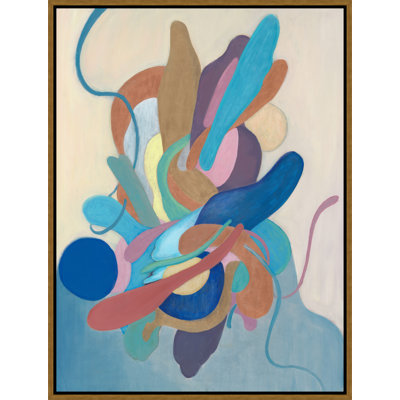 Blue Calmness Painting by Victor Ryan