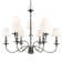 Menlo Park 9-Light Shaded Chandelier