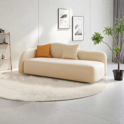 Fauteuil inclinable ergonomique en similicuir massif