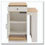 Îlot de cuisine 59,5 po avec table de salle à manger extensible, table de rangement de cuisine avec rangement double-face, îlot de cuisine avec 2 tiroirs, prise de courant, tablettes latérales ouvertes, pour la cuisine