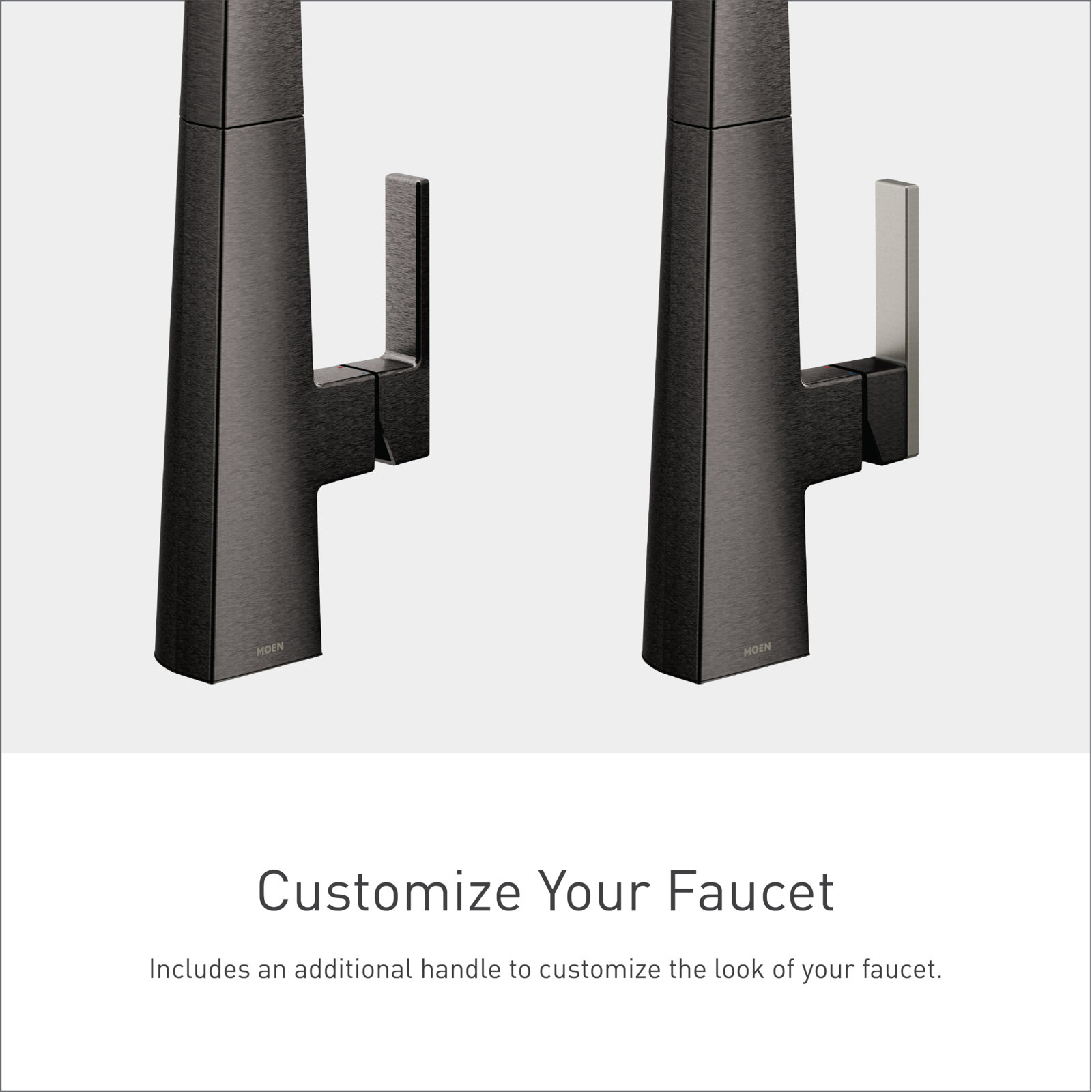 Moen Nio Smart Touchless Pull-Down Faucet, Black Stainless