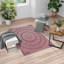 Tapis taupe / blanc mauve-60605291