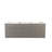 Beige Fabric & Gray Wicker Patio Sofa W/2 Pillows & 2 Ottomans