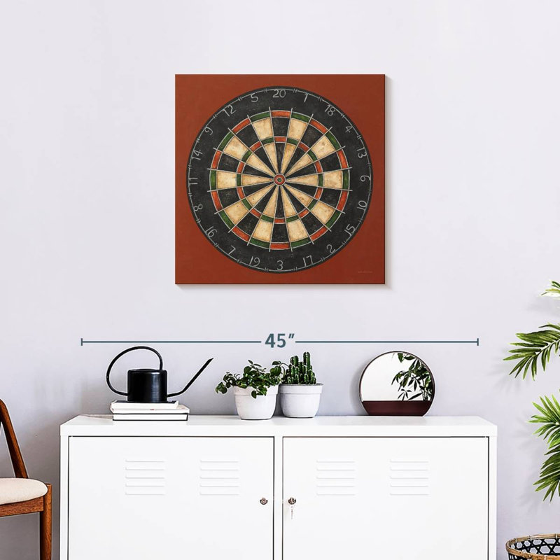 Jeu de fléchettes Senne, H 24 po x l 24 po