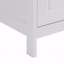 Armoire de rangement pour salle de bain, armoire avec 2 portes et tiroirs, tablettes réglables, panneau de fibres à densité moyenne-28732817