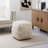 Shynel Ilyssa Woven Pouf - Black & Beige Rich Textured Weave Accent Pouf Ottoman, hand woven-523089865