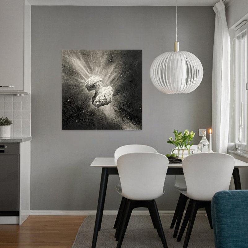 Art contemporain contemporain, paysage contemporain abstrait, H 32 po x l 32 po