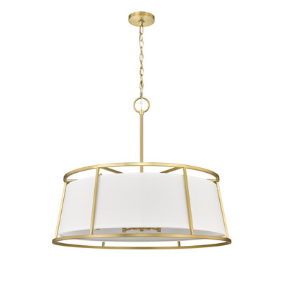 Luminaire suspendu tambour 8 lumières