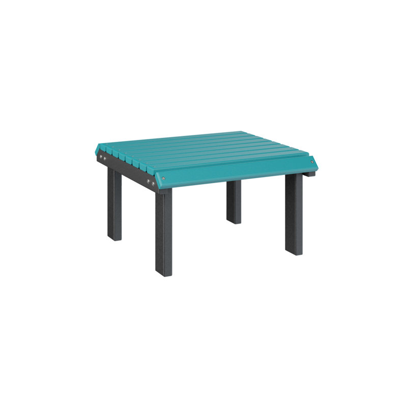 Repose-pieds fixe Berlin Gardens, Aruba Blue Top/Black Base
