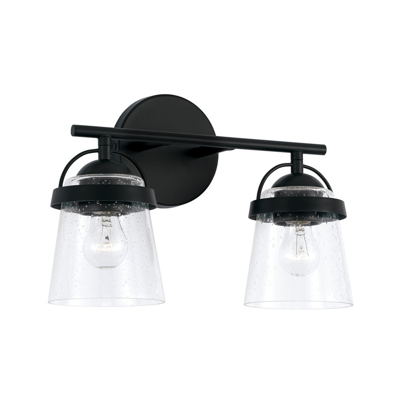 Lenhart 2 - Light Dimmable Vanity Light, Matte Black