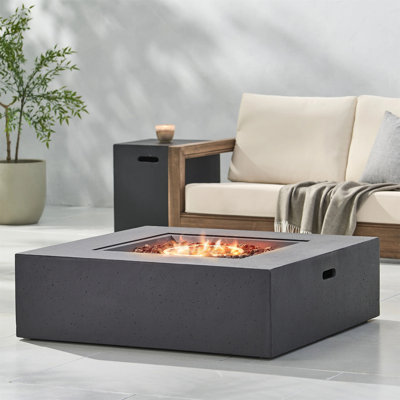 50 000 BTU SQUARE MGO FIRE TABLE TANK OUTSIDE