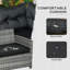 Wendell Wicker 6 - Person Seating Group with Cushions