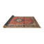 Tapis décoratif rouge à motif oriental Rikki-1620083923