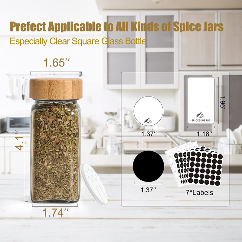 Ensemble de 24 pots à épices