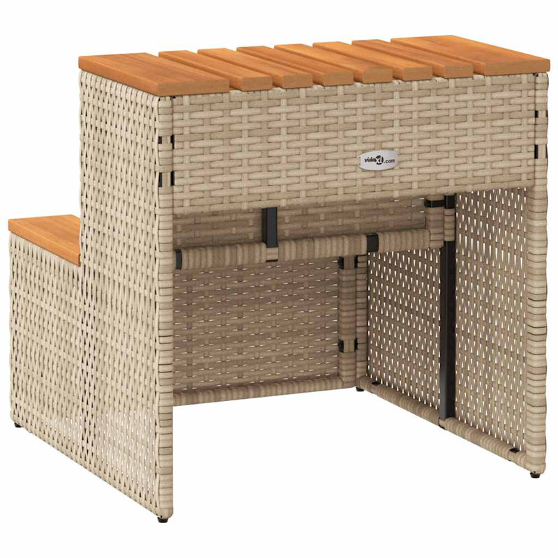 Marchepied pour spa vidaXL gris clair, Beige