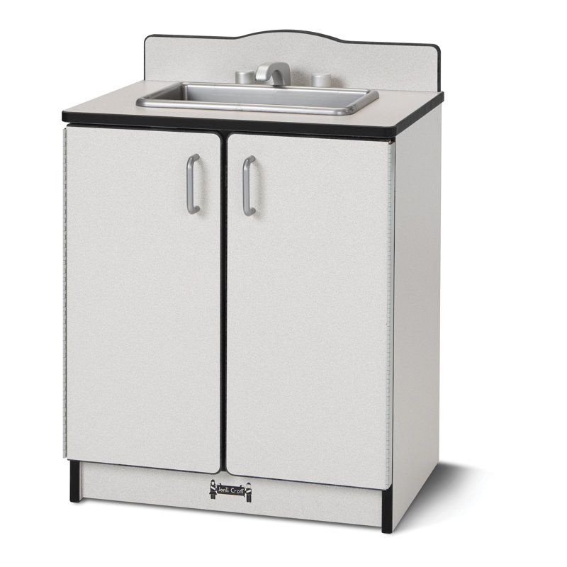 Rainbow Accents Culinary Creations Kitchen Sink, Gray/Black