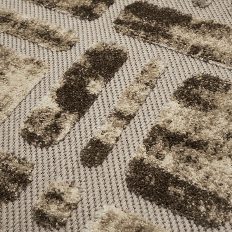 Rainsburg Rectangle Abstract Indoor / Outdoor Area Rug, Rectangle 160cm x 230cm
