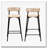 Handwoven Paper Rope Bar Stools