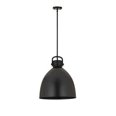 Luminaire suspendu en forme de cloche en métal 16 lumières Amrith