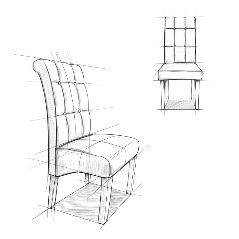 Satin Cream Faux Leather Upholstered Parsons Side Chair, High Back