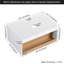 Meuble-lavabo flottant avec lavabo vasque et tablette ouverte, conception moderne peu encombrante-364906929