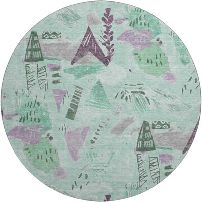 Premium Machine Washable Harjo AMF1573 Modern Rug