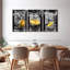 Ensemble de 3 impressions sur toile Lemon Water Pop-1384296502