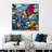 Vibrant Graffi Street Paint Peel & Stick Abstract Border-93868429