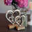 Dua Double Heart Figurines