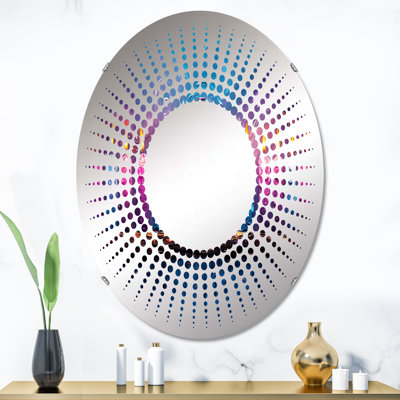 Judaïsme Hanoukka Hue I - Miroir décoratif Starburst-MIR114224-Ovale