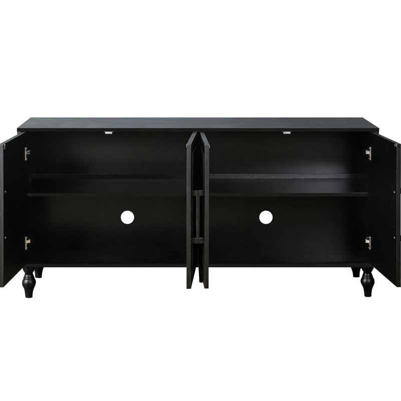 Armoire à porte fleurie avec poignée en métal noir pratique pour divers espaces et besoins de rangement fonctionnels