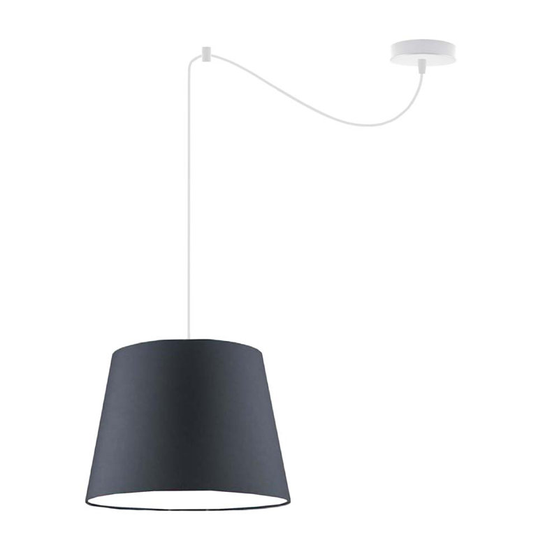 Gianlorenzo 1 - Light Pendant, White, Graphite, 200cm H x 200cm W