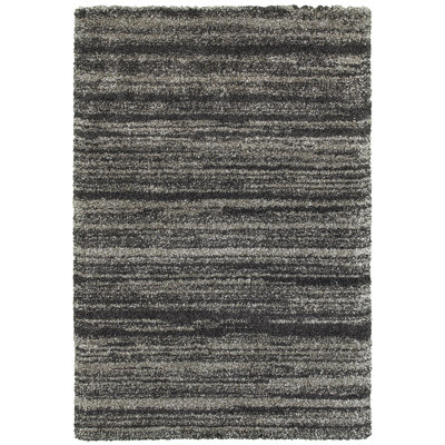 Tapis gris anthracite / gris Barnhart