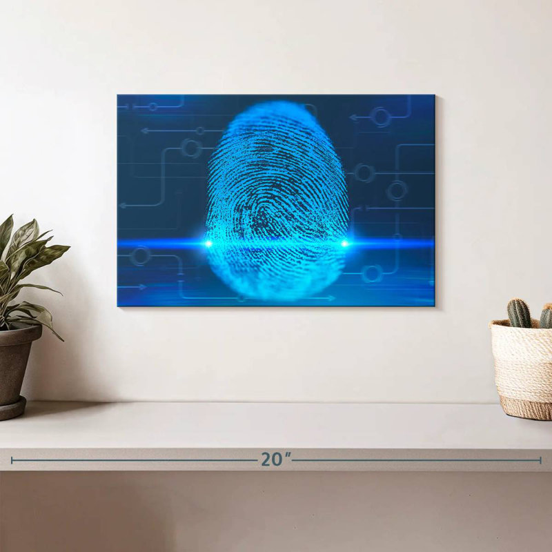 Keiri Digital Fingerprint, 8" H x 12" W