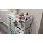 Metal Organizers Utility Cart,Rolling Cart with Wheels，Rolling Storage Cart with 14 Large Drawers, Utility Cart with Tabletop & DIY Pegboard-114472086
