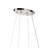 Curved Modern Chandelier with Clear Cylinder Glass-111187543-111187544-111187547