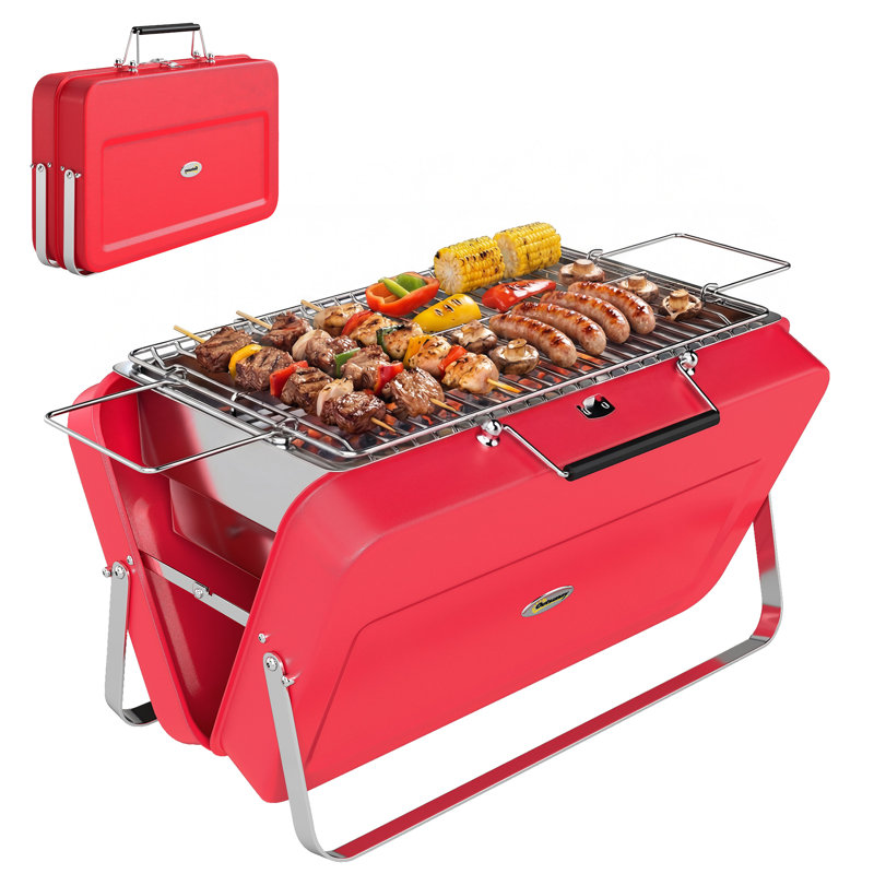 Outsunny 47cm W Portable Charcoal Grill