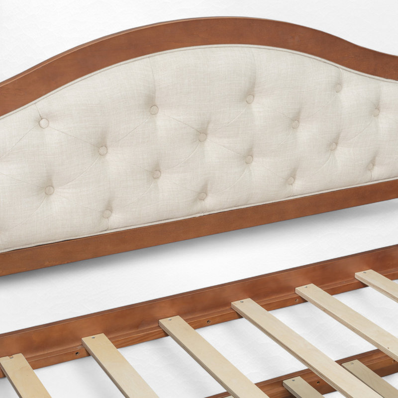 Twin Daybed With Trundle And 2 Drawers, Walnut