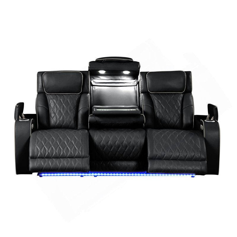 Canapé inclinable Fortuner, Noir